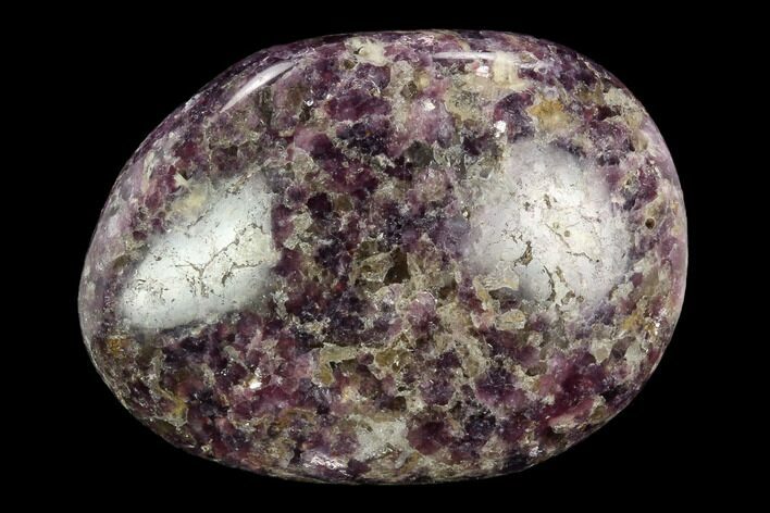 Sparkly, Purple Lepidolite Palm Stone - Madagascar #119273